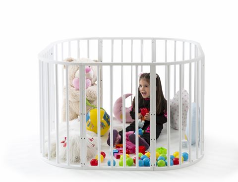 Bamgidoo Play Ceviz Ahşap Bebekle Büyüyen Anne Yanı Beşik 6 + 1 Mavi Yıldızlı Uyku Seti + Soft Ortapedik yatak