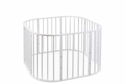 Bamgidoo Play Ceviz Ahşap Bebekle Büyüyen Anne Yanı Beşik 6 + 1 Mavi Yıldızlı Uyku Seti + Soft Ortapedik yatak